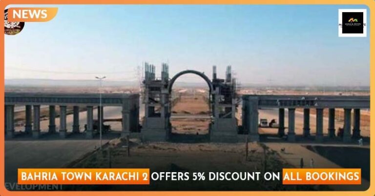 Bahria Town Karachi 2 Offers 5% Discount on All Bookings