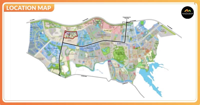 Capital Smart City Harmony Park Location Map