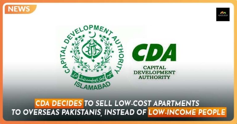 CDA Decides to Sell Low-Cost Apartments to Overseas Pakistanis, instead of Low-Income People
