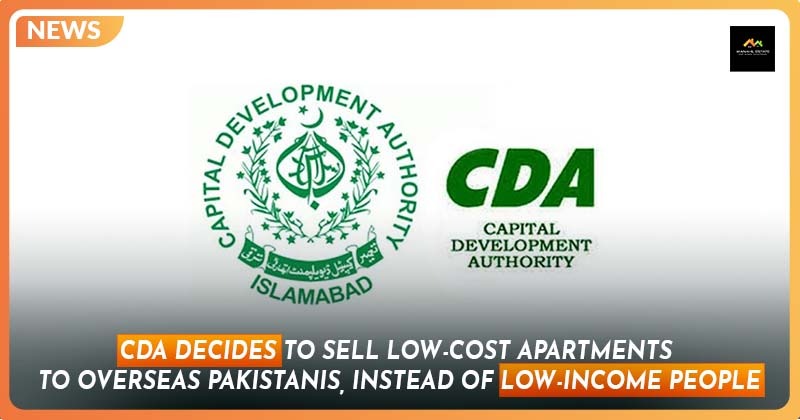 CDA Decides to Sell Low-Cost Apartments to Overseas Pakistanis