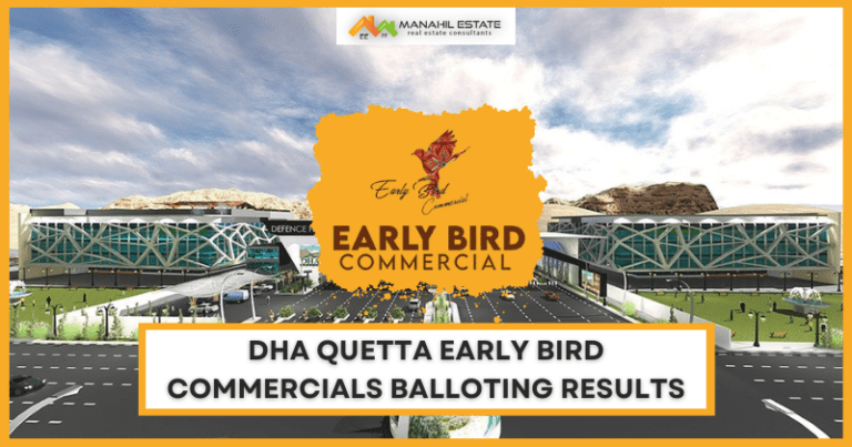 DHA Quetta Early Bird Commercials Balloting Results
