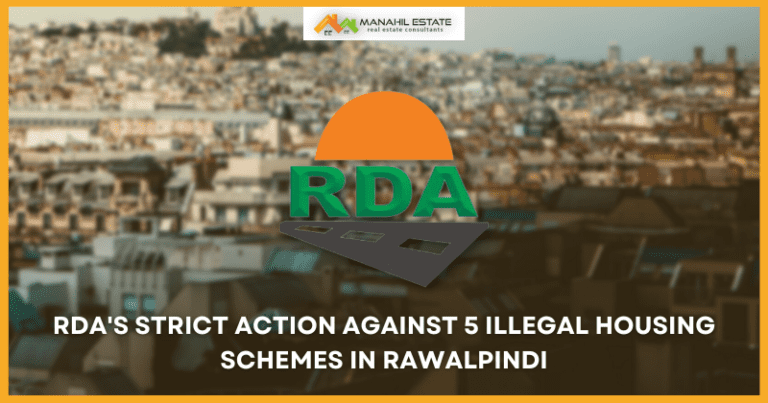 RDA’s Strict Action against 5 Illegal Housing Schemes in Rawalpindi