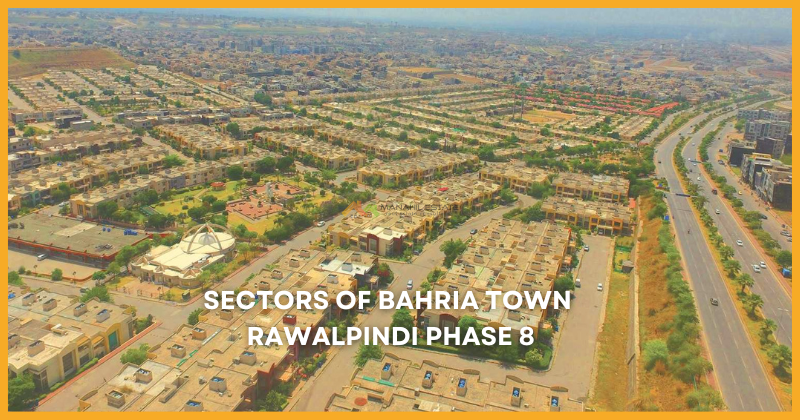 Bahria Town Phase 8 Area Guide, Sectors