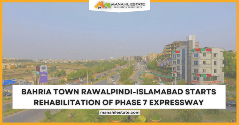 Bahria Town Rawalpindi Starts Rehabilitation of Phase 7 Expressway