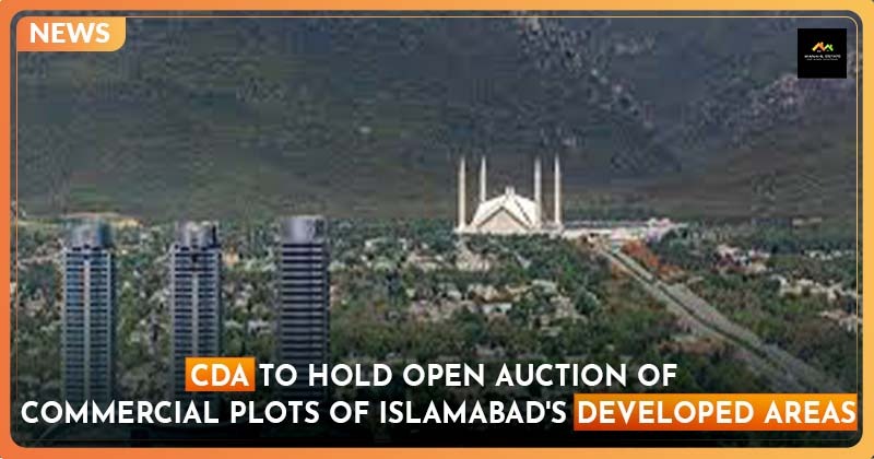 CDA's open auction of commercial plots
