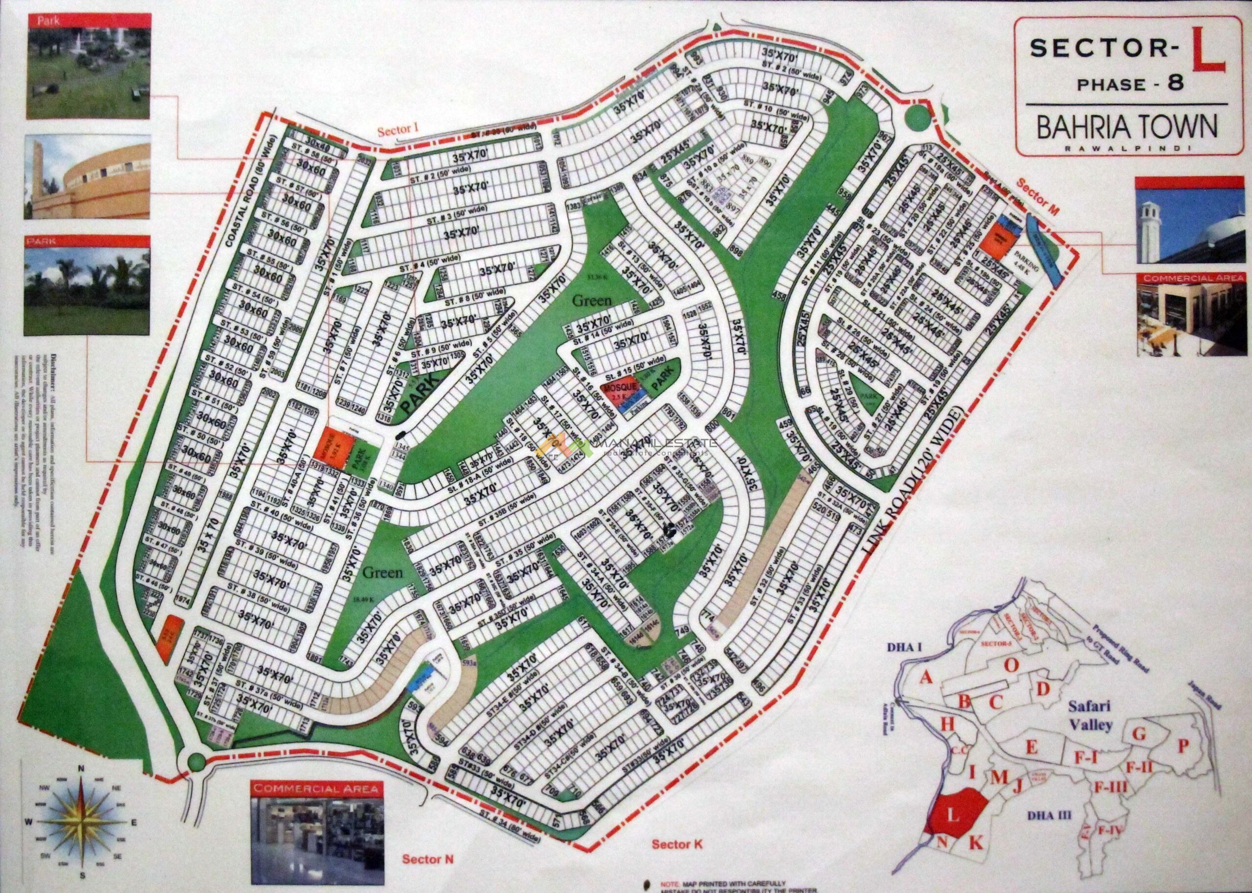 Bahria Town Phase 8 sectors, L