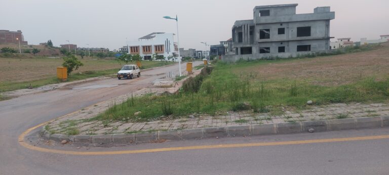 10 Marla Corner Extra Land Plot in Sector L Bahria Town Phase 8 Rawalpindi