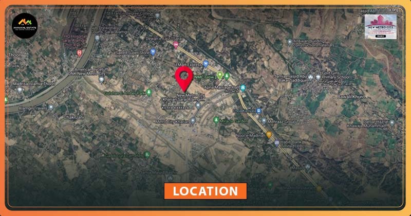 New Metro City Kharian Phase 2 Location