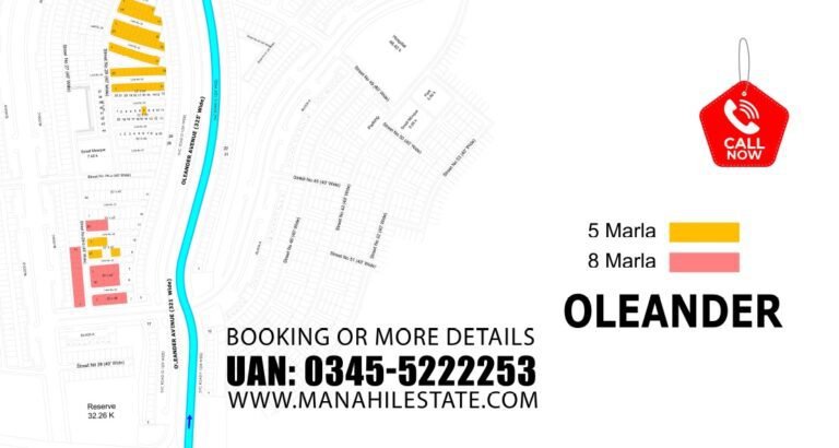 5 Marla Plot (4th Ballot) in Oleander Block, DHA Valley Islamabad