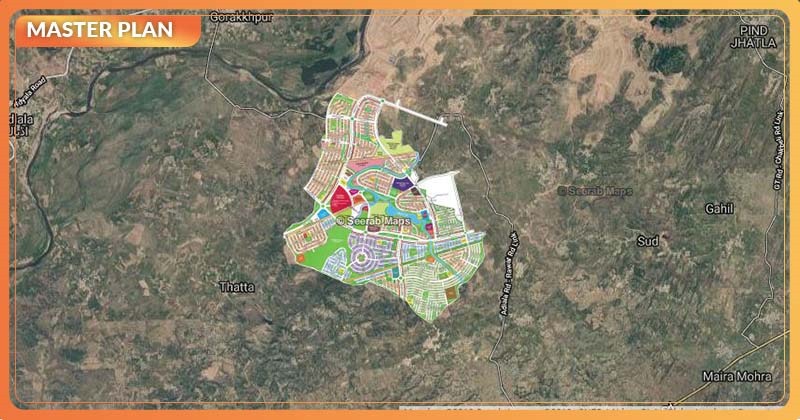 Bahria Town Phase 8 Extension Map 