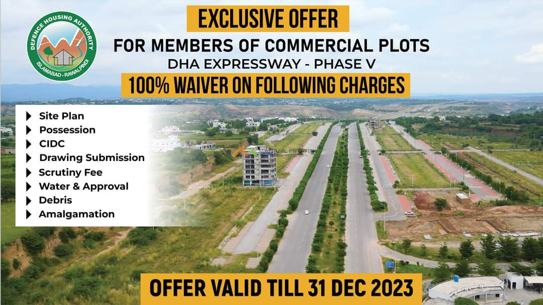 DHA Islamabad Phase 5 Commercial Wavier Offer