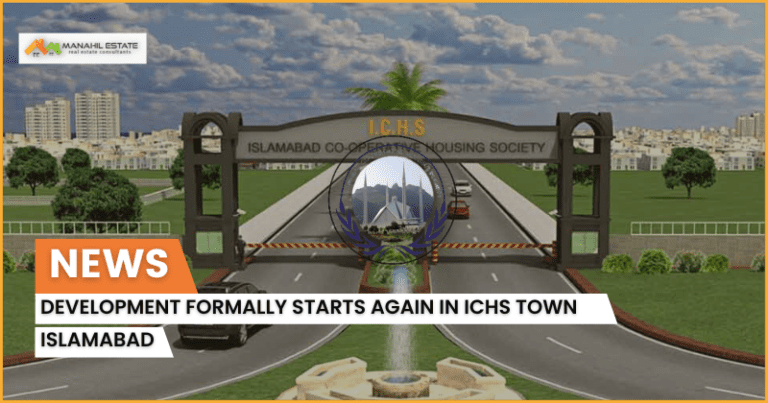 Development Formally Starts Again in ICHS Town Islamabad