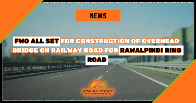 Preparations completed to construct the Overhead Bridge on the Railway Track for Rawalpindi Ring Road