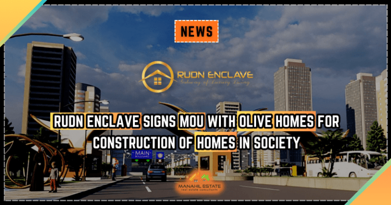 Rudn Enclave Signs MOU with Olive Homes for Construction of Homes in Society