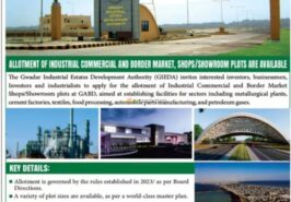 GIEDA Gawadar Plots Allotment Ad