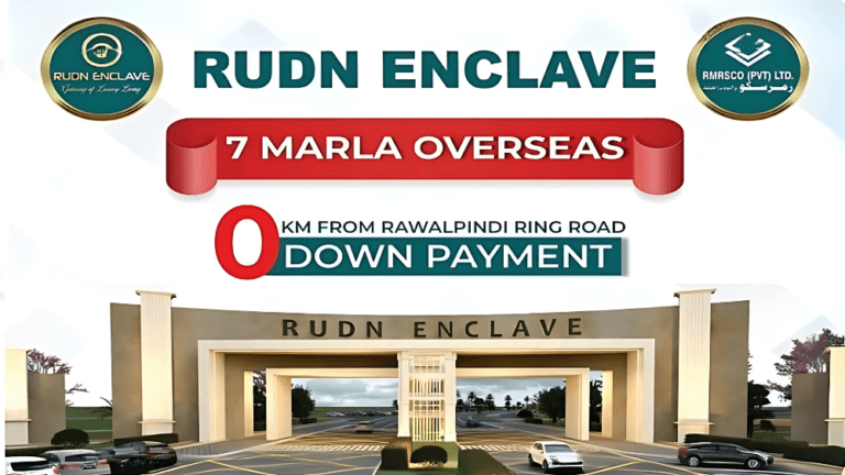 Rudn Enclave Launches 0 Down Payment 7 Marla Plots in Overseas Block