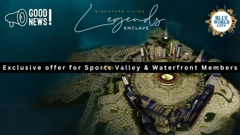 Blue World City Exclusive Offer Banner Legends Enclave