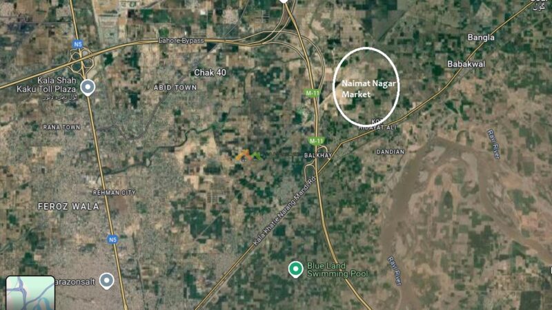 Naimat Nagar Market Google Location Map