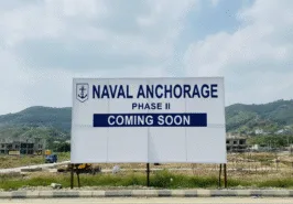 Naval Anchorage 2 plots are available at easy installments plan