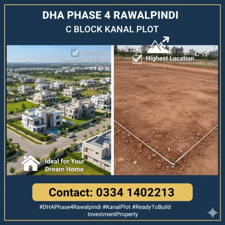 One kanal Residential plot in DHA Islamabad