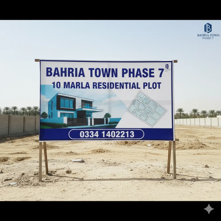 10 marla Residential plot For sale in Bahria Town Phase 7