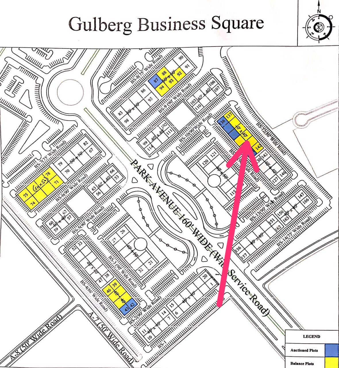 Gulberg Green 10 marla commercial plot for sale