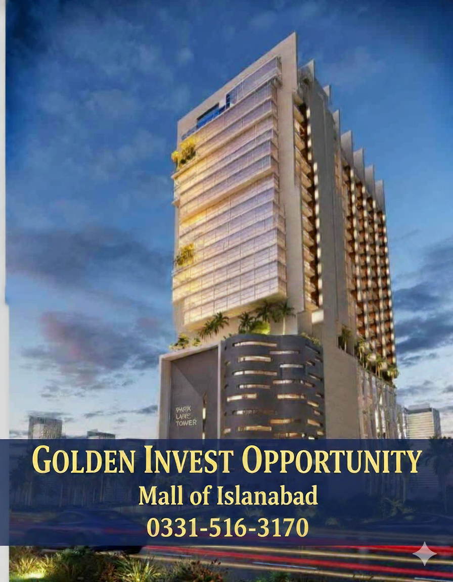 PREMIER OFFICE INVESTMENT IN Mall OF ISLAMABAD’S BLUE AREA