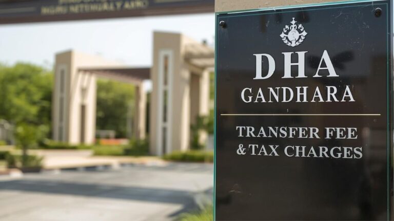 DHA Gandhara Islamabad Transfer & Tax Charges Details