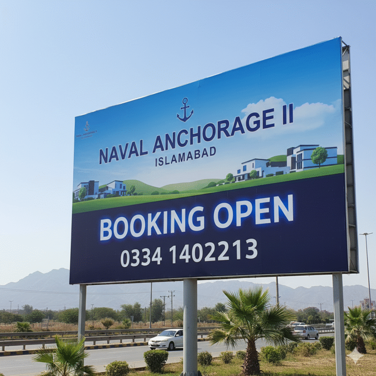 Naval Anchorage ii Islamabad / Rawalpindi plots are at easy installments plan