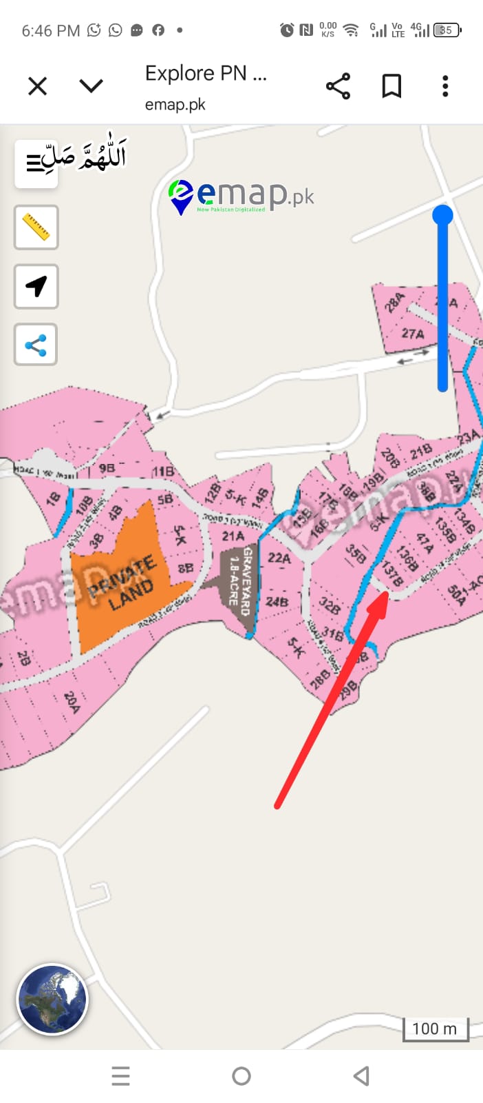 NP farms Islamabad 5 kanal corner farm hous plot for urgent sale