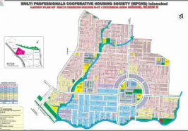 Multi garden B-17 Islamabad 8 marla E block plot for sale