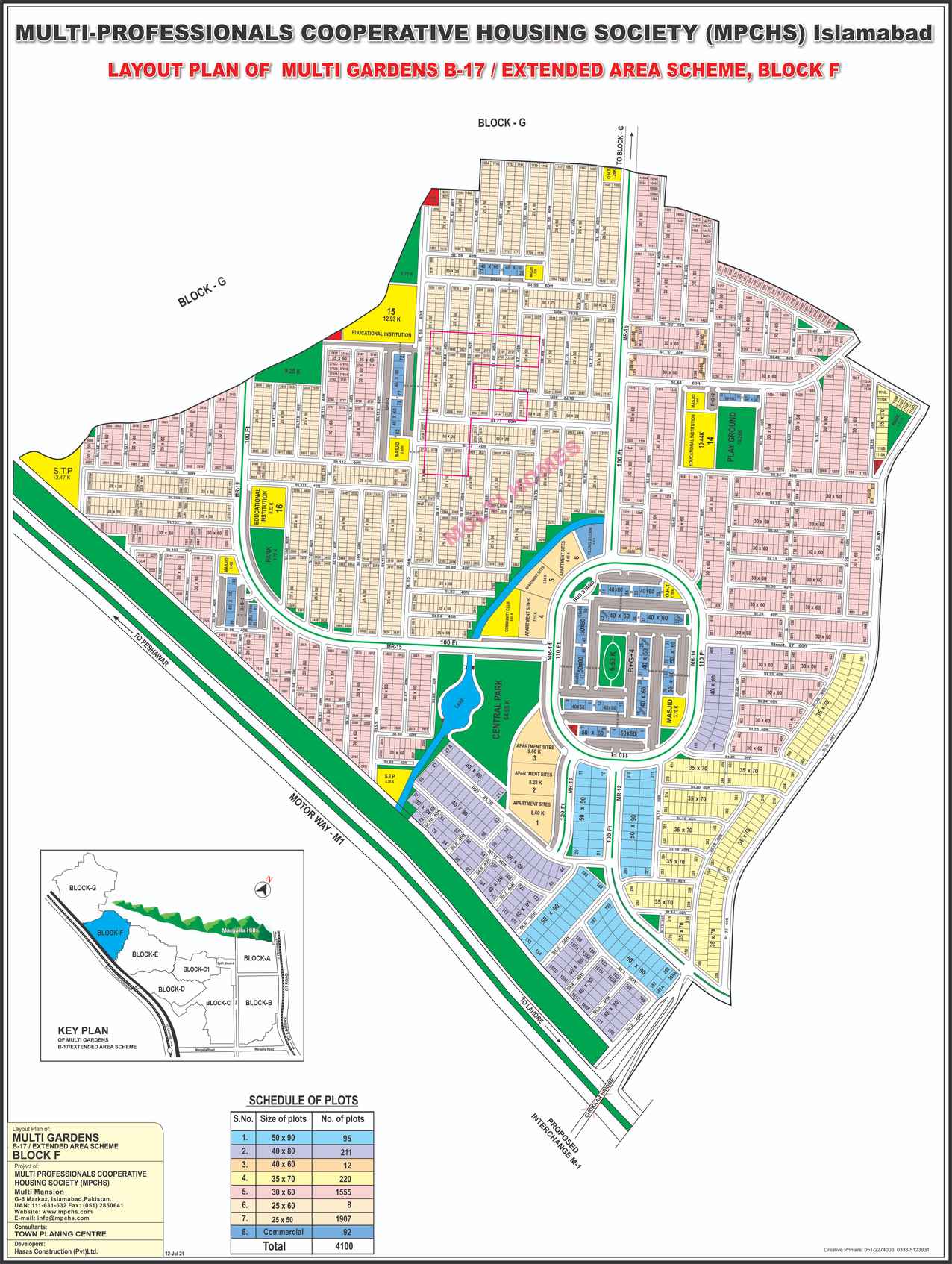 Multi garden B-17 Islamabad 8 marla corner Possession plot For urgent