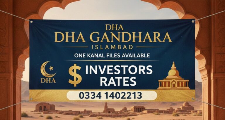 DHA Gandhara Islamabad One kanal Residential files at investors rates