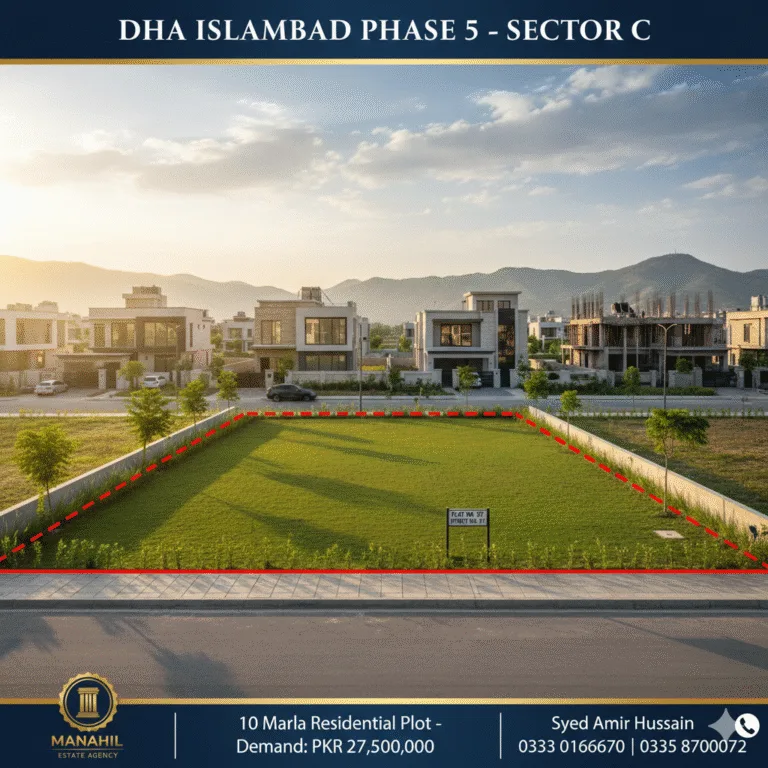 Prime 10 Marla Residential Plot for Sale – DHA Phase 5, Islamabad (Sector C)