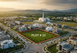 Prime 1 Kanal Corner Plot on Central Boulevard – DHA Phase 4, Sector A