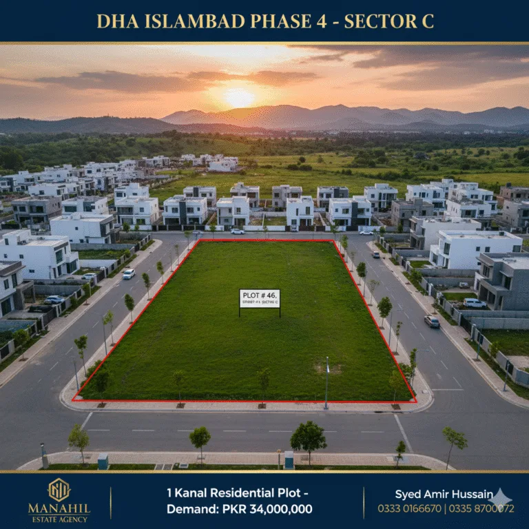 Prime 1 Kanal Residential Plot for Sale – DHA Phase 4, Sector C