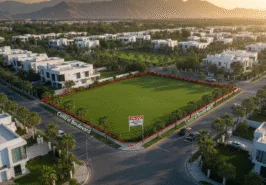 Landmark 1 Kanal Corner Plot on Central Boulevard – DHA Phase 4, Sector A