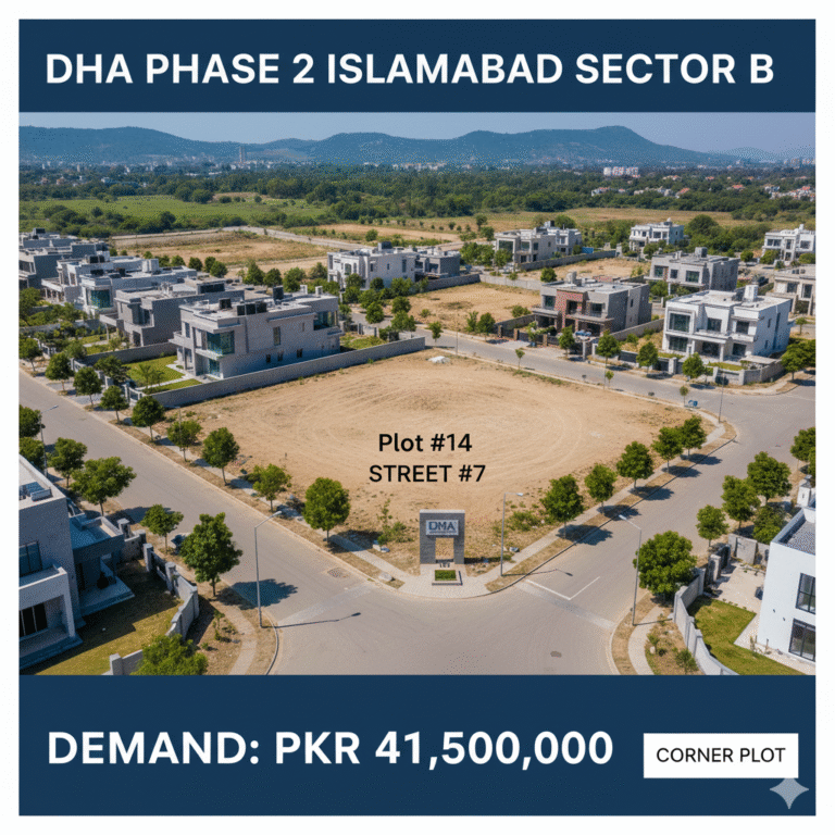 1 Kanal Residential Plot in DHA Phase 2 Islamabad, Sector B (Plot #14)