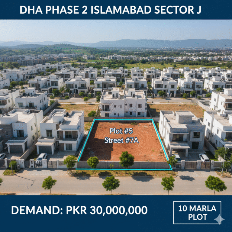 Affordable 10 Marla Residential Plot in DHA Phase 4 Islamabad, Sector A (Plot #15)