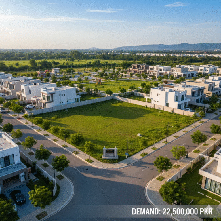 Prime 10 Marla Corner Plot for Sale in DHA Phase 5, Sector F, Islamabad