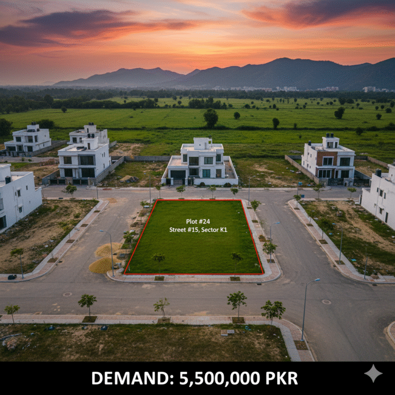 Highly Affordable 5 Marla Residential Plot in Sector K1, DHA Phase 3 Islamabad