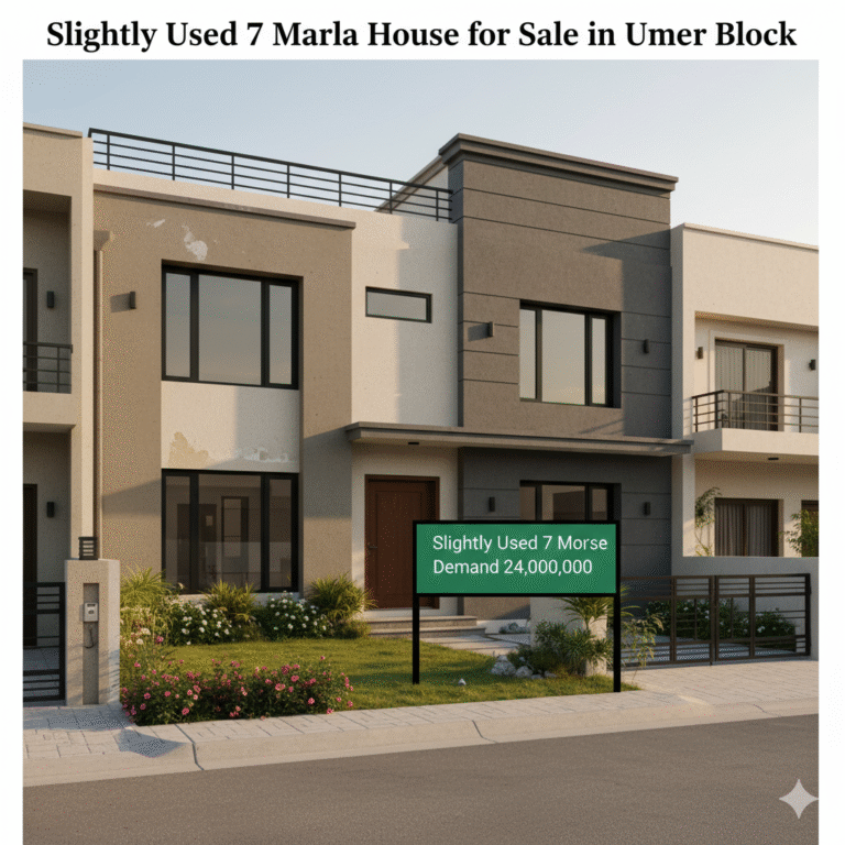 Slightly Used 7 Marla House for Sale in Umer Block
