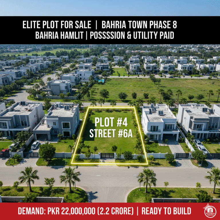 Ready-to-Build 1 Kanal Plot in Prime Bahria Hamlets, Phase 8 | Possession & Utilities PAID