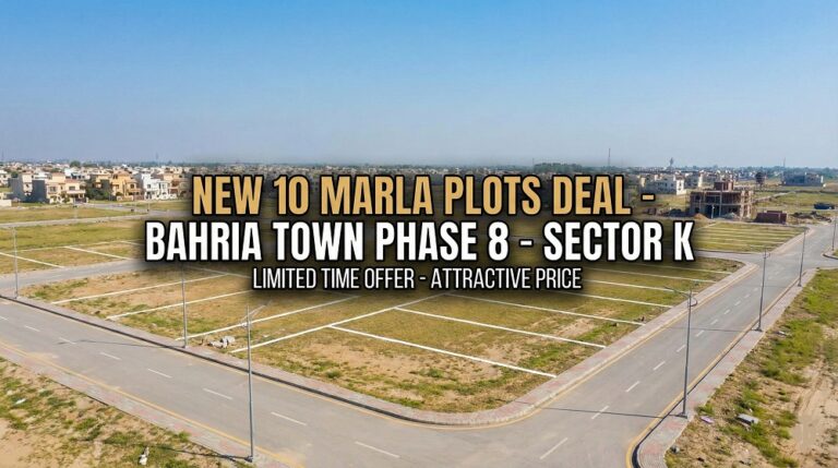 New 10 Marla Plots Deal on Installments in Bahria Town Phase 8 Rawalpindi