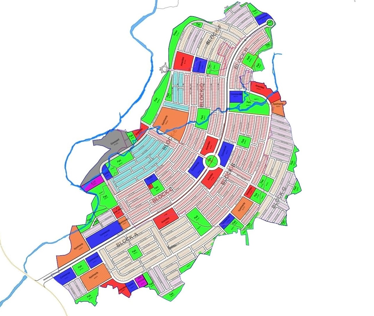 DHA Margalla Orchards Map Image