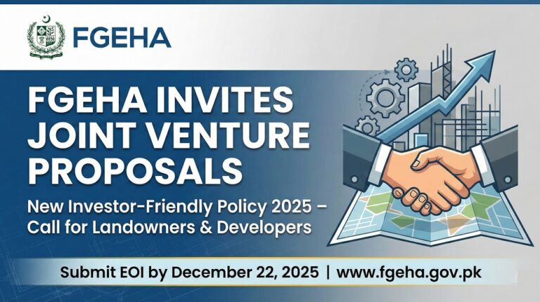 FGEHA Invites Joint Venture Proposals Under New Investor-Friendly Policy 2025