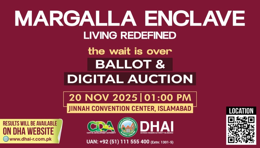 Margalla Enclave Ballot Digital Auction Banner