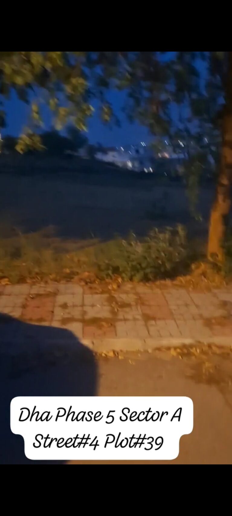 ​Executive 1 Kanal Plot in DHA Phase 5, Sector A (Plot #39, Street #4)