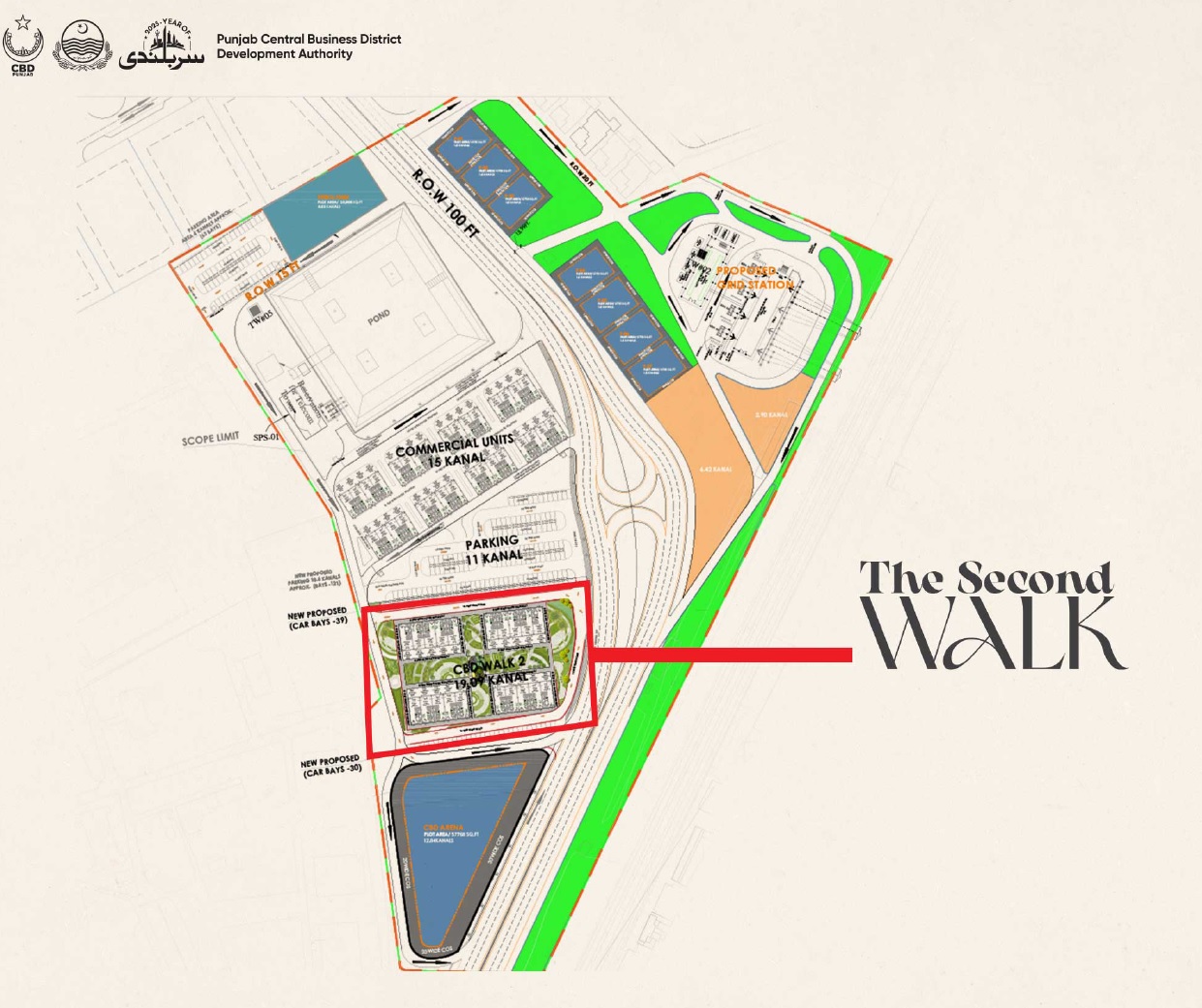 The Second Walk CBD Layout Map