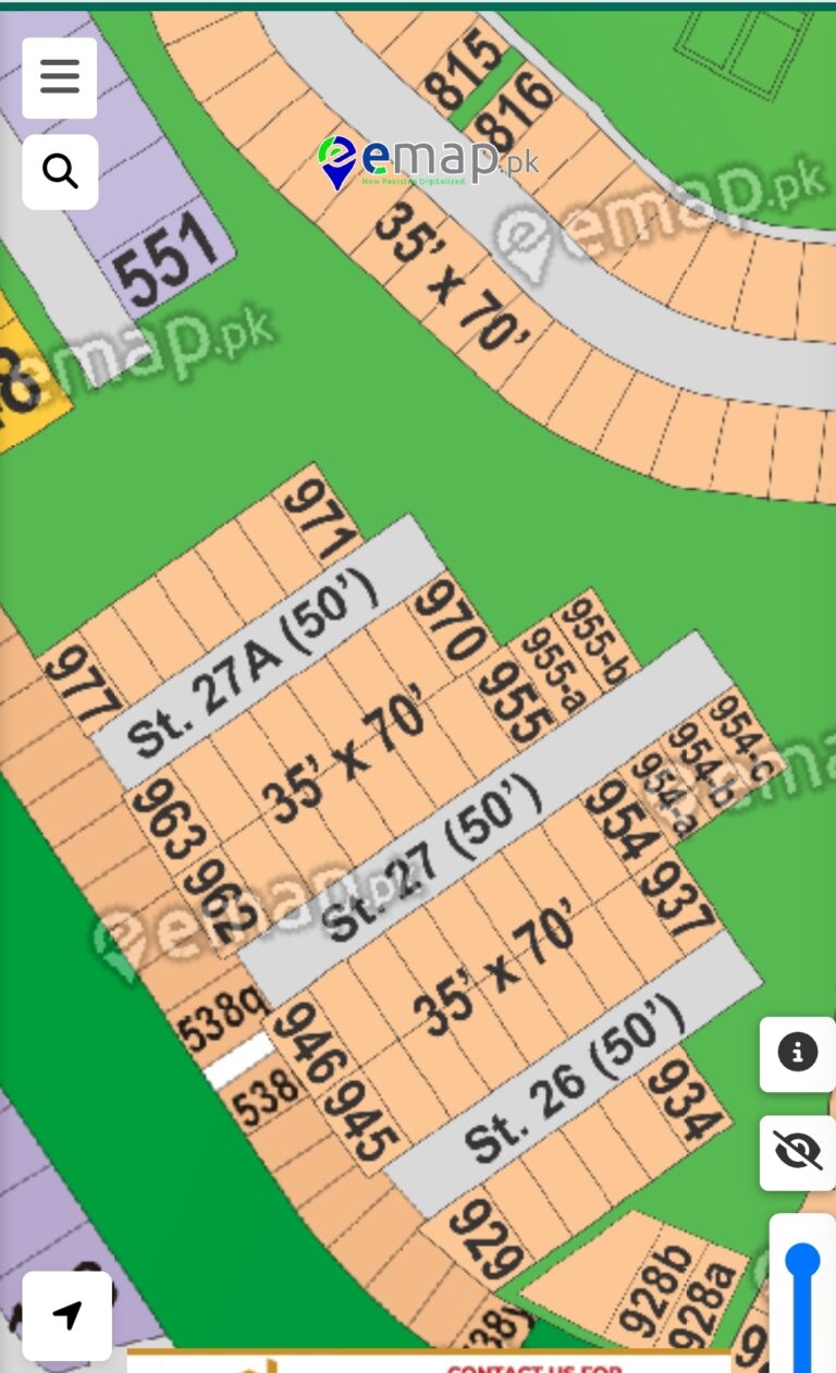Bahria Town phase 8 Overseas 3 corner Extra land possession plot for urgent sale